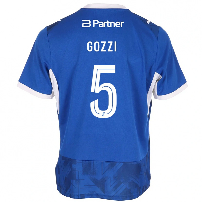 Danxen Herren Paolo Gozzi #5 Mittelblau Weiß Heimtrikot Trikot 2026/27 T-Shirt Österreich
