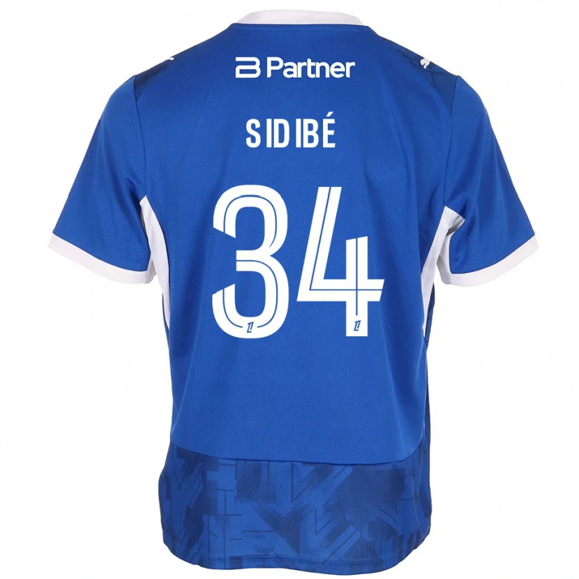 Danxen Herren Aly Sidibé #34 Mittelblau Weiß Heimtrikot Trikot 2026/27 T-Shirt Österreich