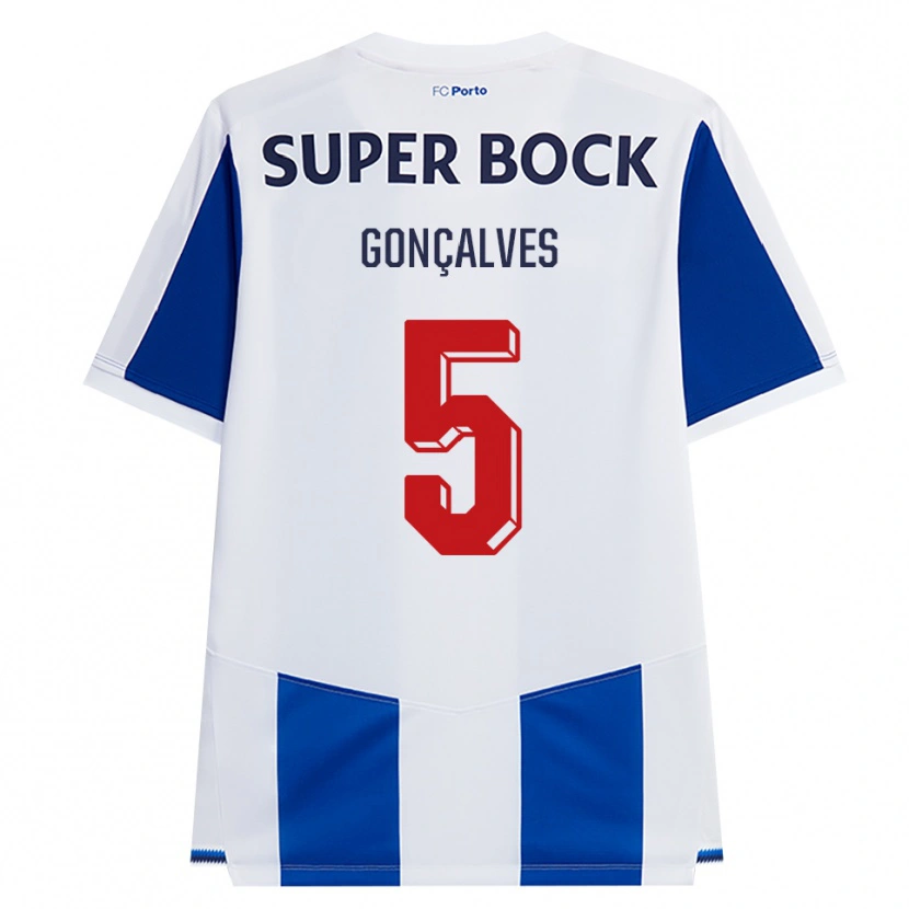 Danxen Herren Martim Gonçalves #5 Blau Weiß Rot Heimtrikot Trikot 2026/27 T-Shirt Österreich