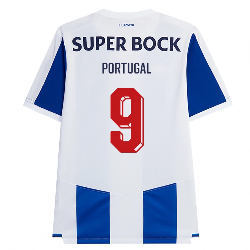 Danxen Herren Tiago Portugal #9 Blau Weiß Rot Heimtrikot Trikot 2026/27 T-Shirt Österreich