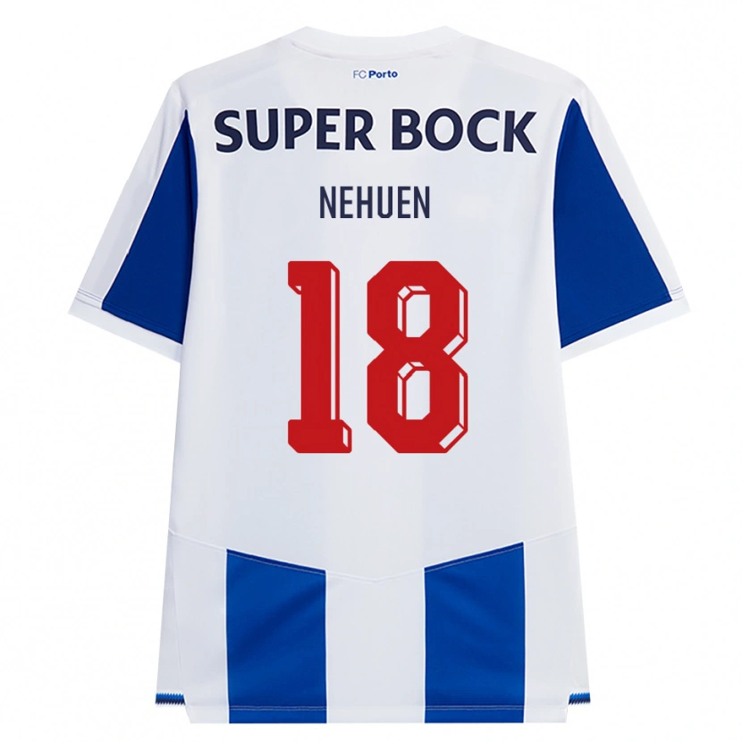 Danxen Herren Nehuén Pérez #18 Blau Weiß Rot Heimtrikot Trikot 2026/27 T-Shirt Österreich