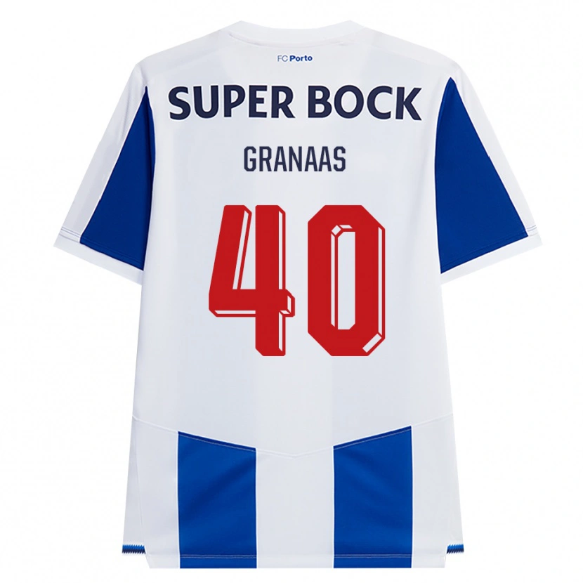 Danxen Herren Eirik Granaas #40 Blau Weiß Rot Heimtrikot Trikot 2026/27 T-Shirt Österreich