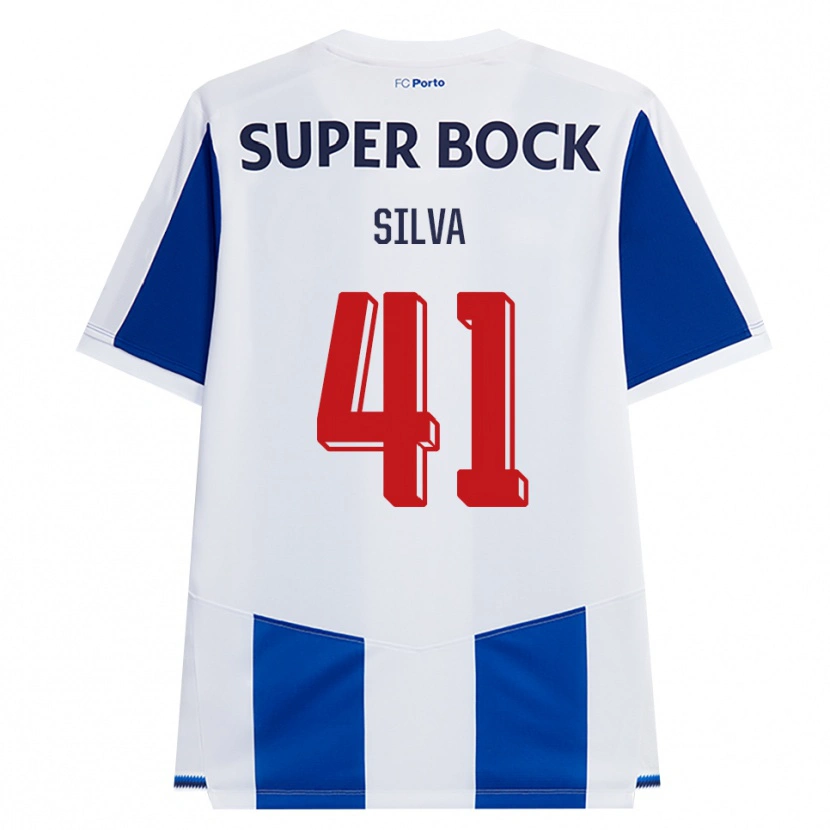 Danxen Herren Gonçalo Silva #41 Blau Weiß Rot Heimtrikot Trikot 2026/27 T-Shirt Österreich
