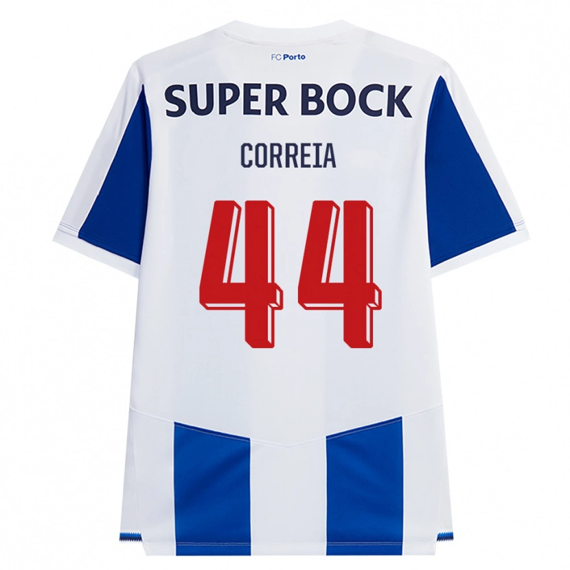 Danxen Herren Romain Correia #44 Blau Weiß Rot Heimtrikot Trikot 2026/27 T-Shirt Österreich