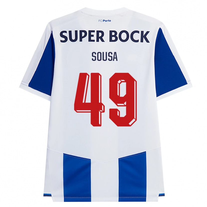Danxen Herren Gonçalo Sousa #49 Blau Weiß Rot Heimtrikot Trikot 2026/27 T-Shirt Österreich