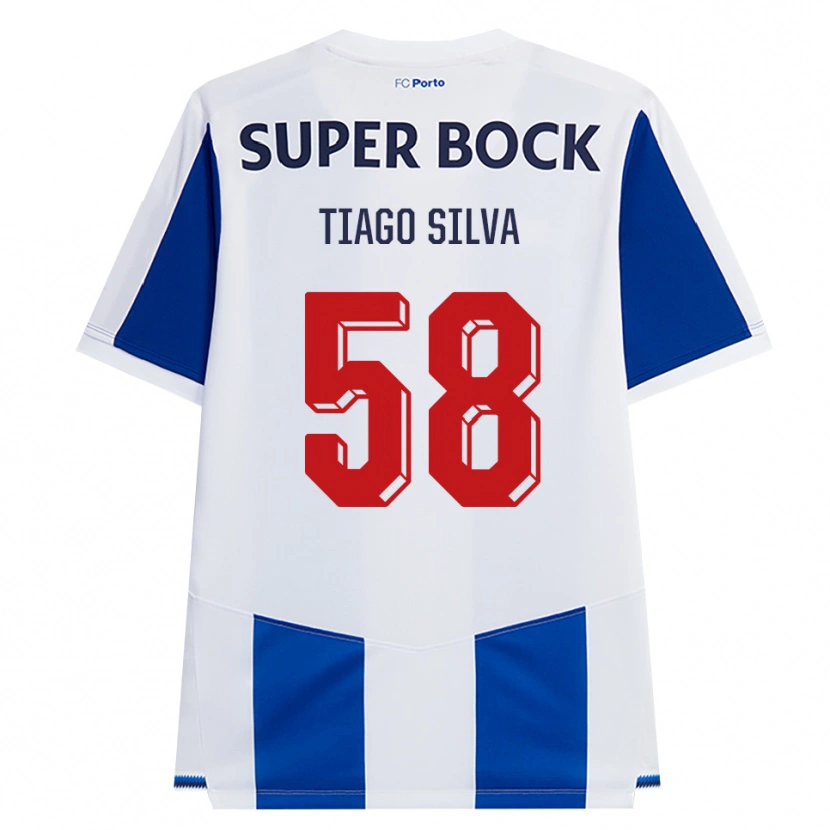 Danxen Herren Tiago Silva #58 Blau Weiß Rot Heimtrikot Trikot 2026/27 T-Shirt Österreich