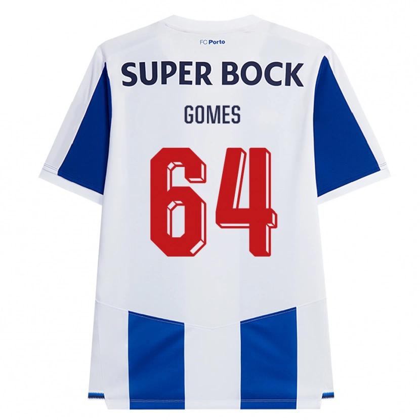 Danxen Herren Luís Gomes #64 Blau Weiß Rot Heimtrikot Trikot 2026/27 T-Shirt Österreich