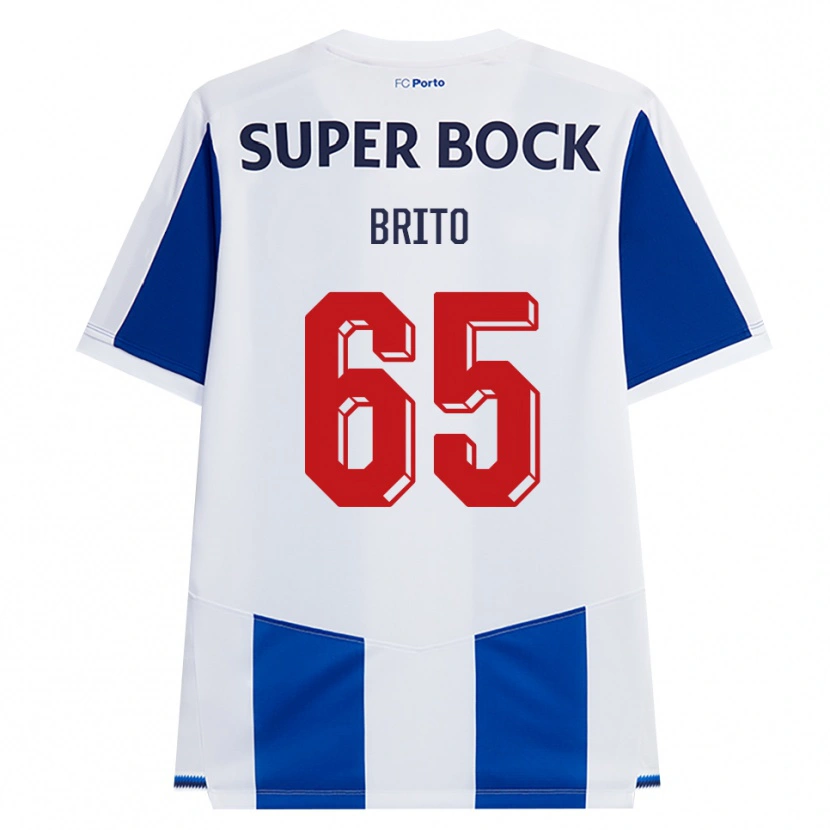 Danxen Herren João Brito #65 Blau Weiß Rot Heimtrikot Trikot 2026/27 T-Shirt Österreich
