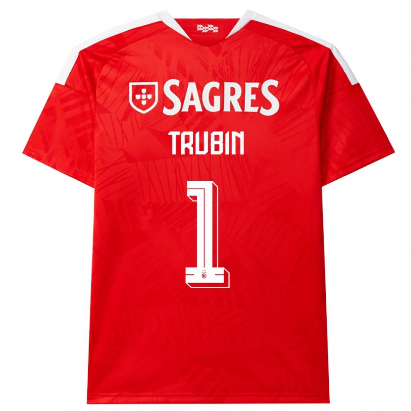 Danxen Herren Anatoliy Trubin #1 Rot Weiß Gelb Heimtrikot Trikot 2026/27 T-Shirt Österreich