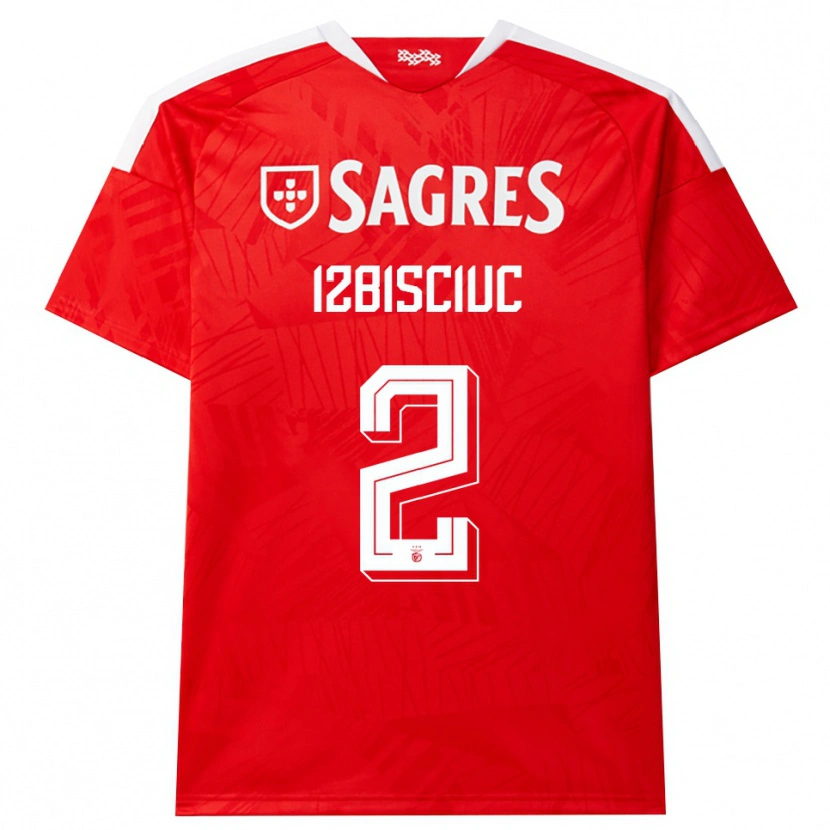 Danxen Herren Pedro Izbisciuc #2 Rot Weiß Gelb Heimtrikot Trikot 2026/27 T-Shirt Österreich