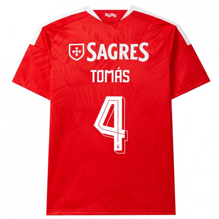 Danxen Herren Tomás Ferreira #4 Rot Weiß Gelb Heimtrikot Trikot 2026/27 T-Shirt Österreich