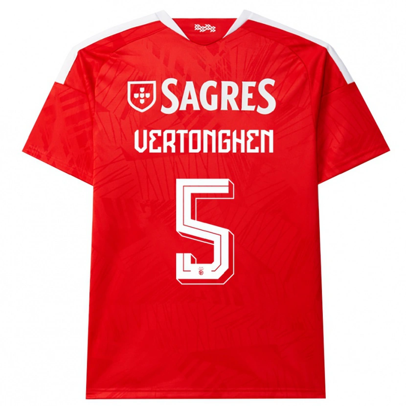 Danxen Herren Jan Vertonghen #5 Rot Weiß Gelb Heimtrikot Trikot 2026/27 T-Shirt Österreich