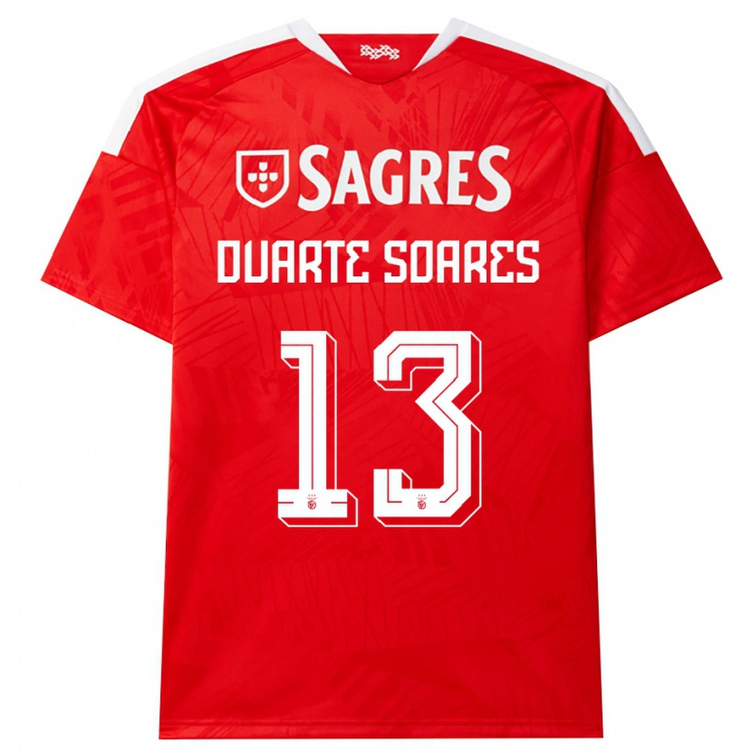 Danxen Herren Duarte Soares #13 Rot Weiß Gelb Heimtrikot Trikot 2026/27 T-Shirt Österreich