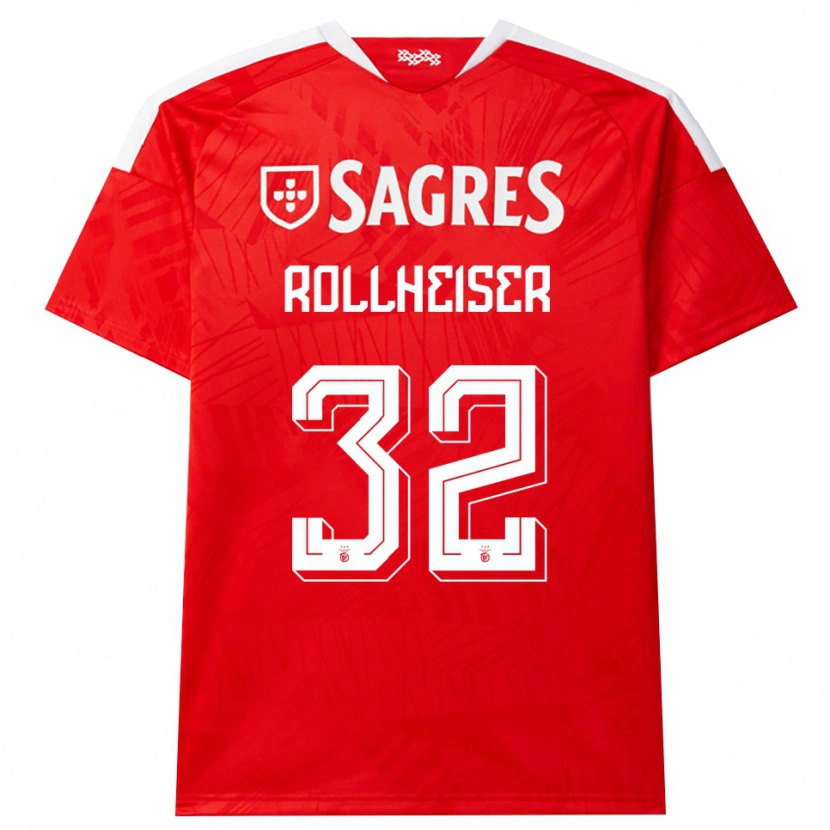 Danxen Herren Benjamín Rollheiser #32 Rot Weiß Gelb Heimtrikot Trikot 2026/27 T-Shirt Österreich