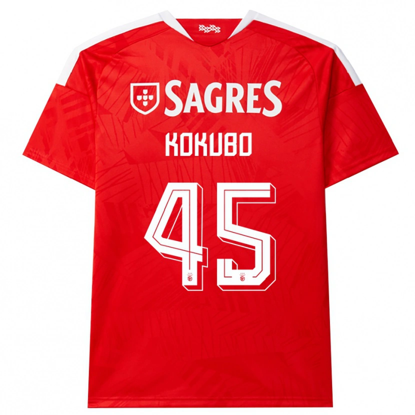 Danxen Herren Leo Kokubo #45 Rot Weiß Gelb Heimtrikot Trikot 2026/27 T-Shirt Österreich
