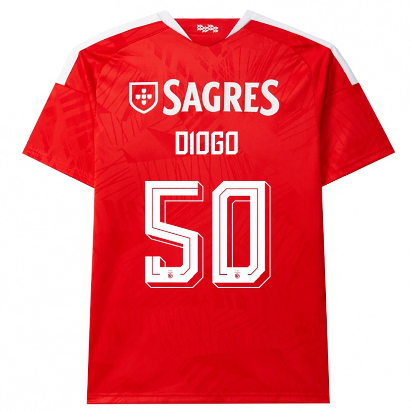 Danxen Herren Diogo Ferreira #50 Rot Weiß Gelb Heimtrikot Trikot 2026/27 T-Shirt Österreich