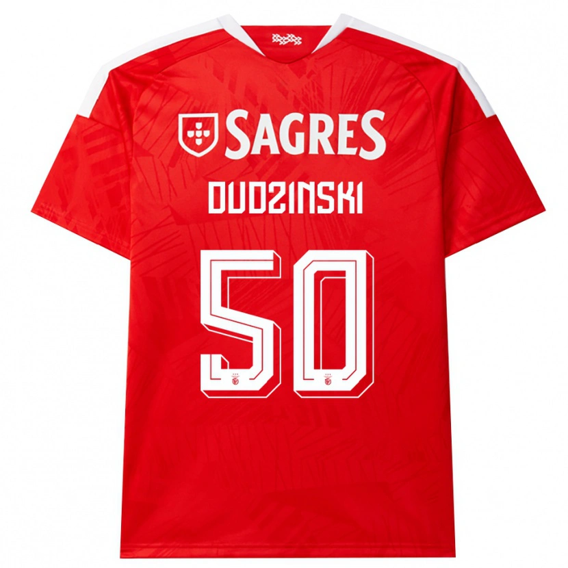 Danxen Herren Marcel Dudzinski #50 Rot Weiß Gelb Heimtrikot Trikot 2026/27 T-Shirt Österreich
