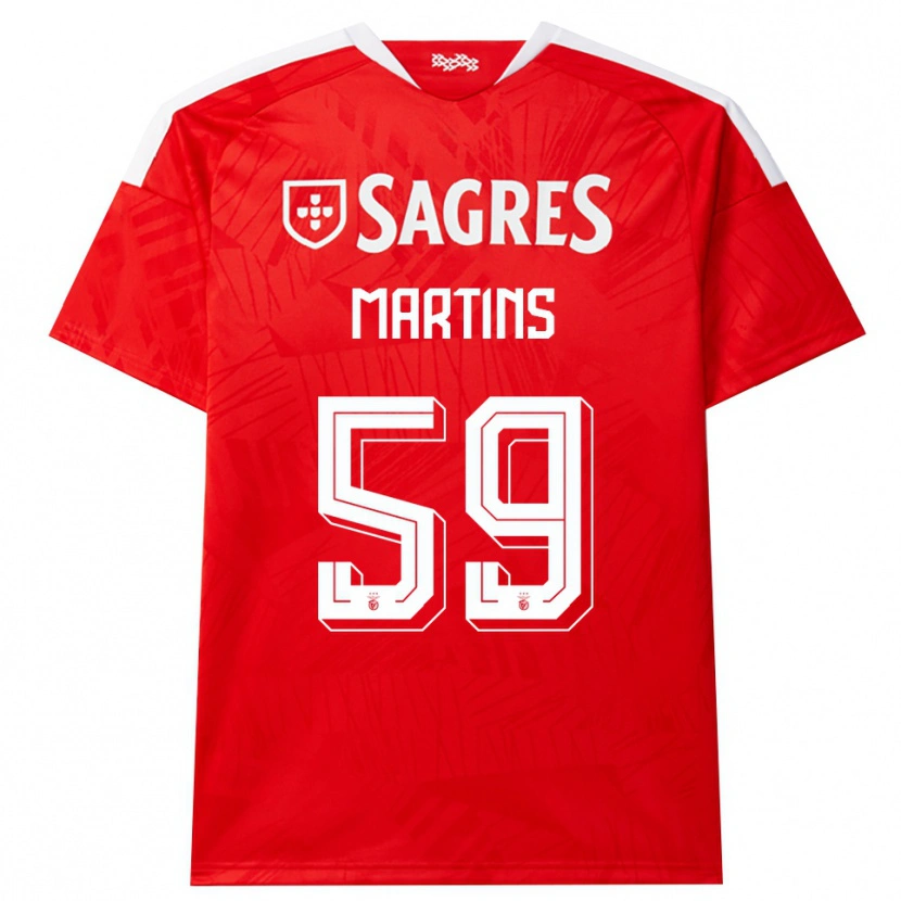 Danxen Herren Leandro Martins #59 Rot Weiß Gelb Heimtrikot Trikot 2026/27 T-Shirt Österreich