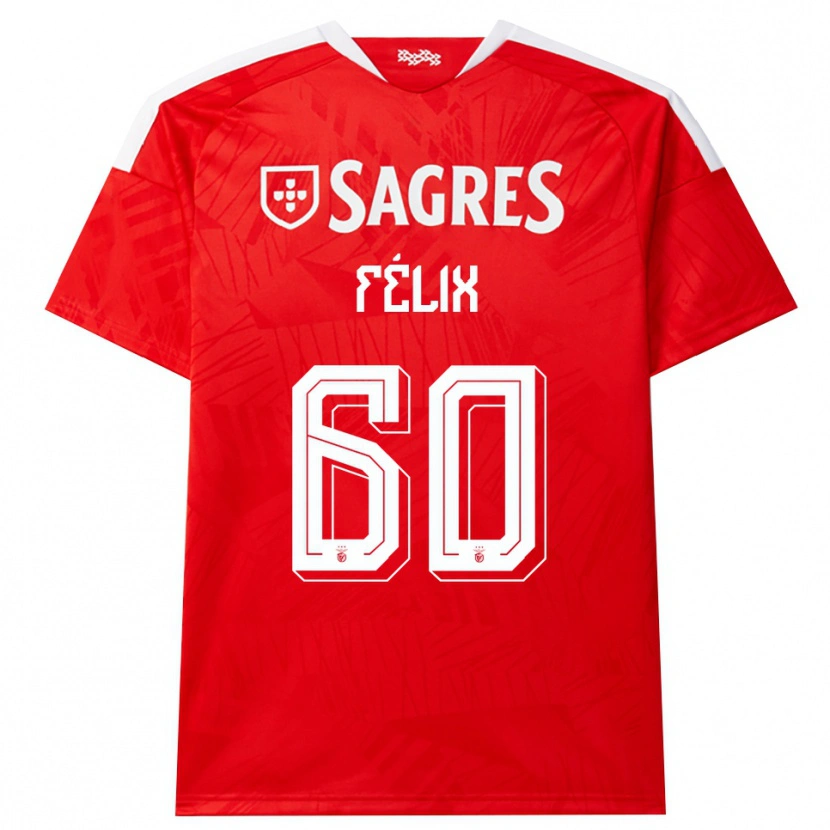 Danxen Herren Nuno Félix #60 Rot Weiß Gelb Heimtrikot Trikot 2026/27 T-Shirt Österreich