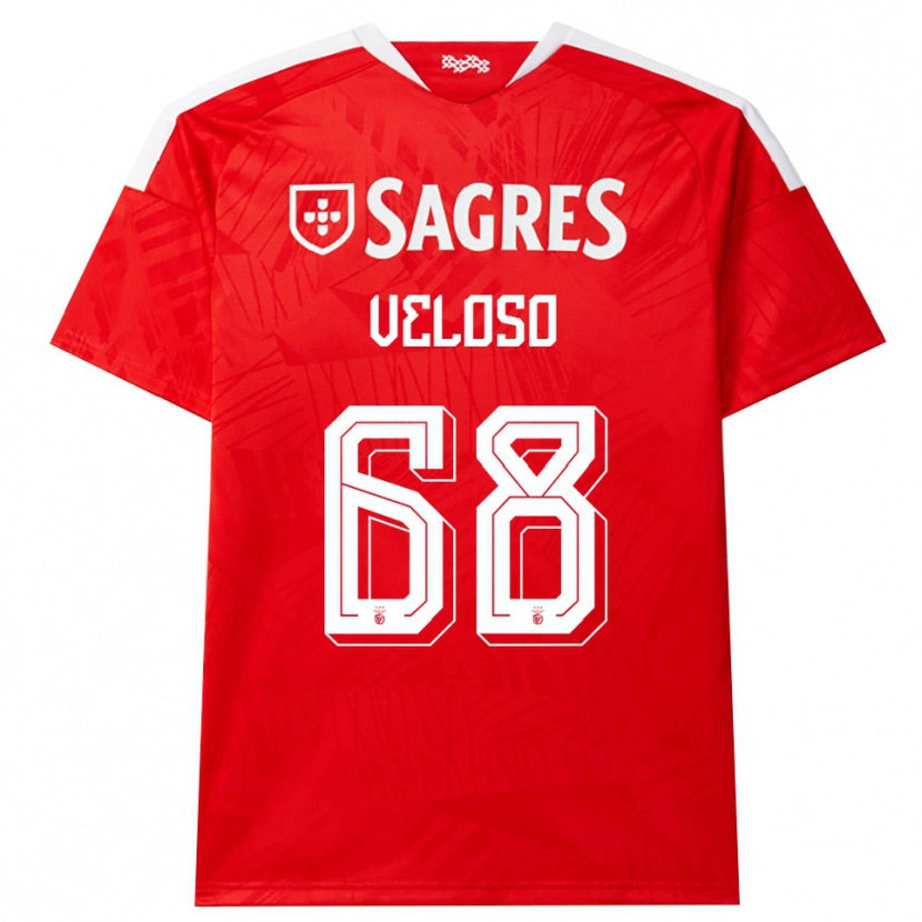 Danxen Herren João Veloso #68 Rot Weiß Gelb Heimtrikot Trikot 2026/27 T-Shirt Österreich