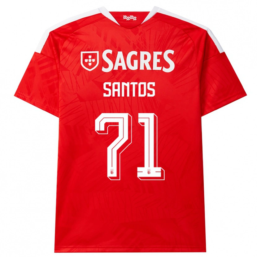 Danxen Herren Leandro Santos #71 Rot Weiß Gelb Heimtrikot Trikot 2026/27 T-Shirt Österreich