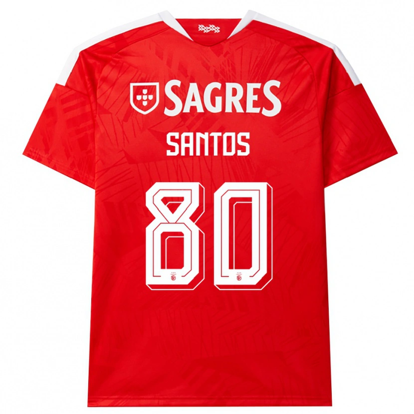 Danxen Herren Pedro Santos #80 Rot Weiß Gelb Heimtrikot Trikot 2026/27 T-Shirt Österreich