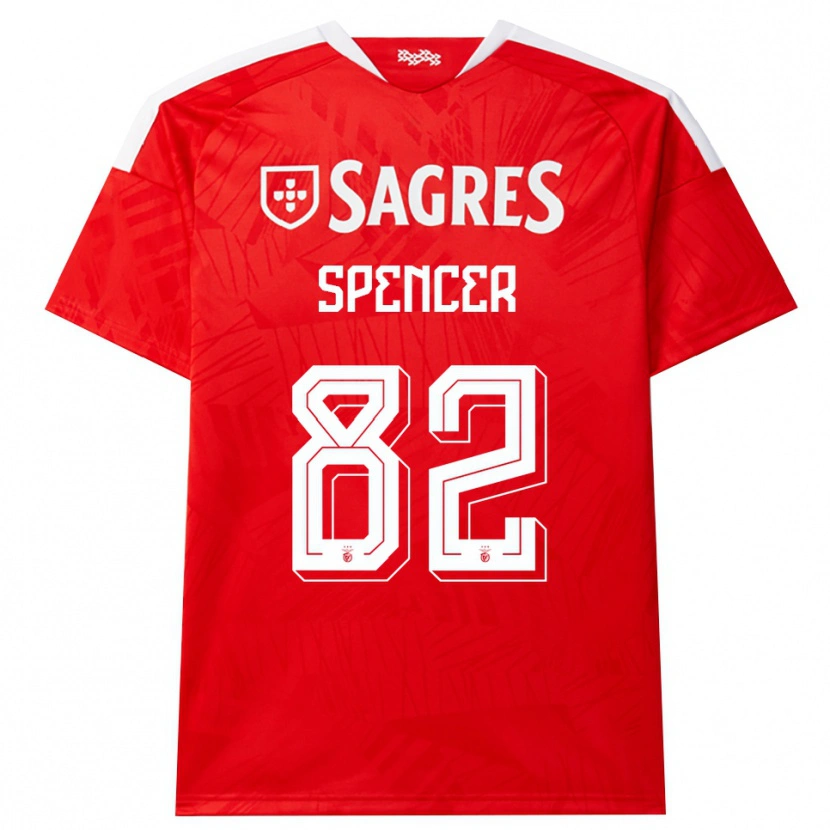 Danxen Herren Diogo Spencer #82 Rot Weiß Gelb Heimtrikot Trikot 2026/27 T-Shirt Österreich