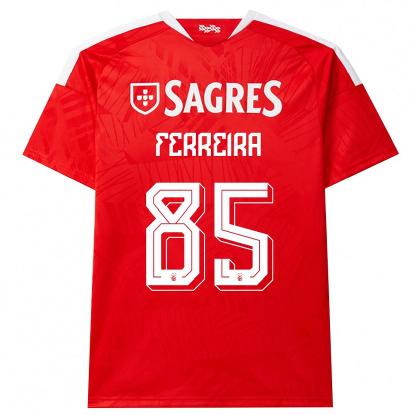 Danxen Herren Martim Ferreira #85 Rot Weiß Gelb Heimtrikot Trikot 2026/27 T-Shirt Österreich