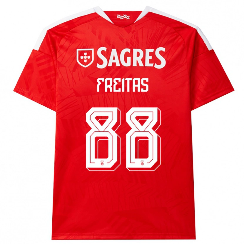 Danxen Herren Tiago Freitas #88 Rot Weiß Gelb Heimtrikot Trikot 2026/27 T-Shirt Österreich