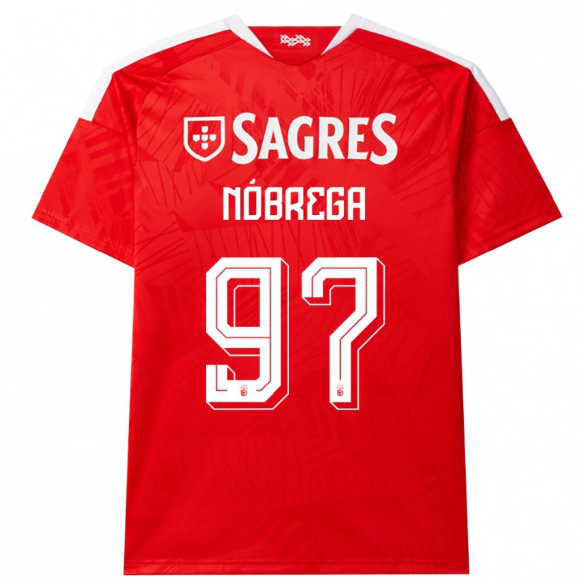 Danxen Herren Ricardo Nóbrega #97 Rot Weiß Gelb Heimtrikot Trikot 2026/27 T-Shirt Österreich