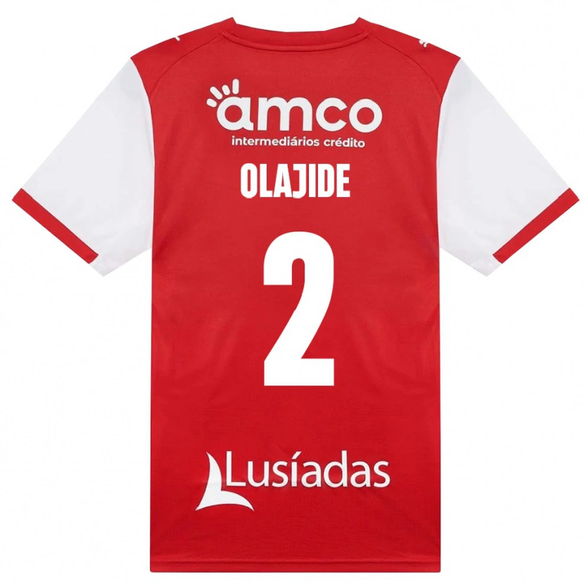 Danxen Herren Mustapha Olajide #2 Weiß Rot Schwarz Heimtrikot Trikot 2026/27 T-Shirt Österreich