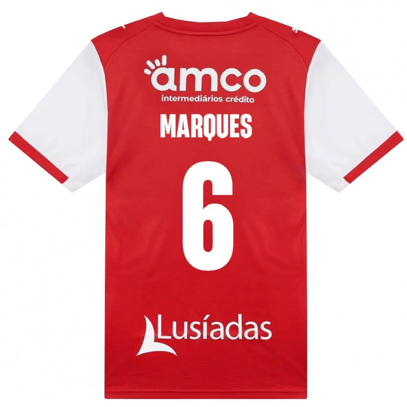 Danxen Herren Rodrigo Marques #6 Weiß Rot Schwarz Heimtrikot Trikot 2026/27 T-Shirt Österreich
