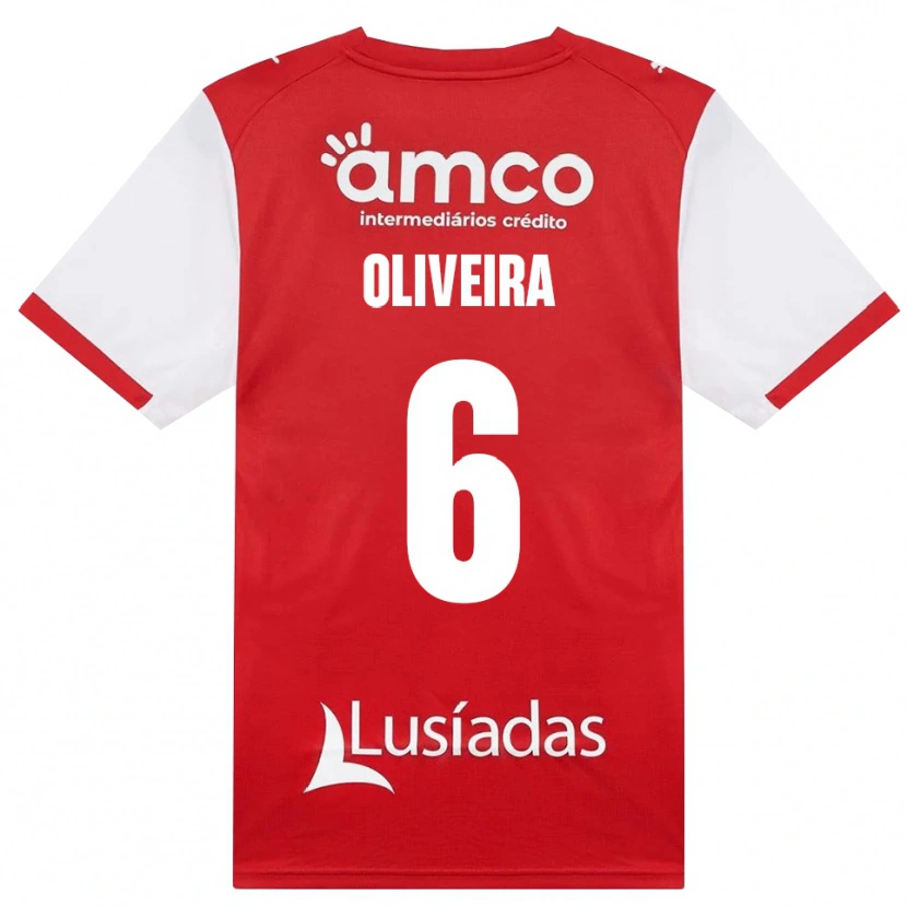 Danxen Herren Afonso Oliveira #6 Weiß Rot Schwarz Heimtrikot Trikot 2026/27 T-Shirt Österreich