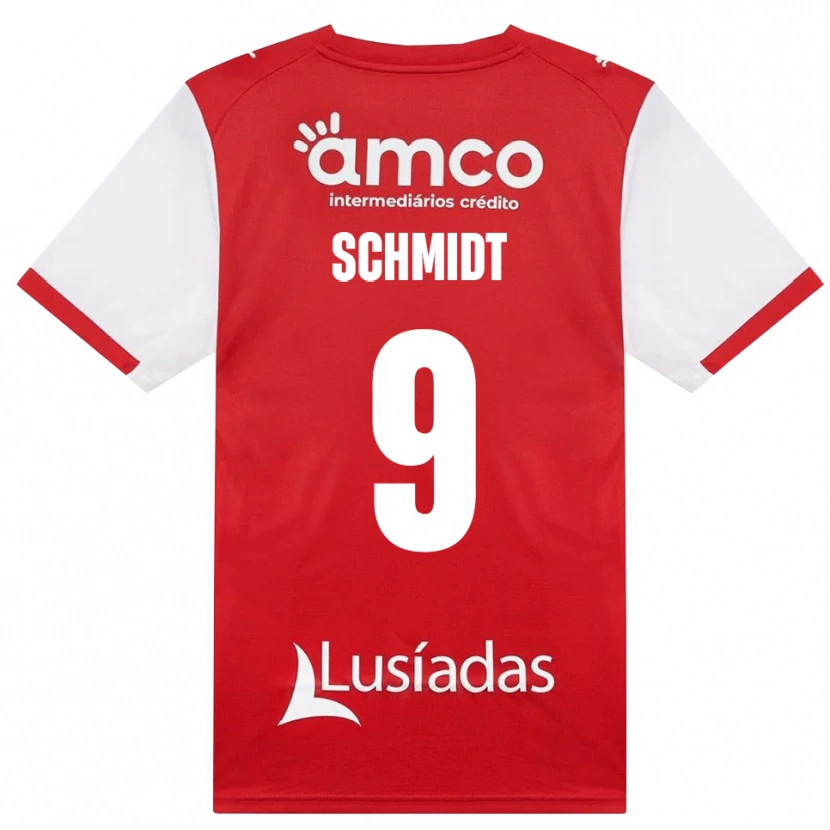 Danxen Herren Malu Schmidt #9 Weiß Rot Schwarz Heimtrikot Trikot 2026/27 T-Shirt Österreich