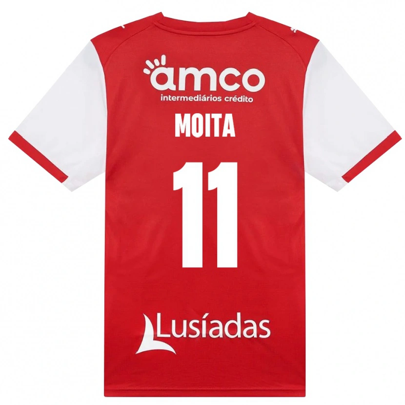 Danxen Herren Carlos Moita #11 Weiß Rot Schwarz Heimtrikot Trikot 2026/27 T-Shirt Österreich