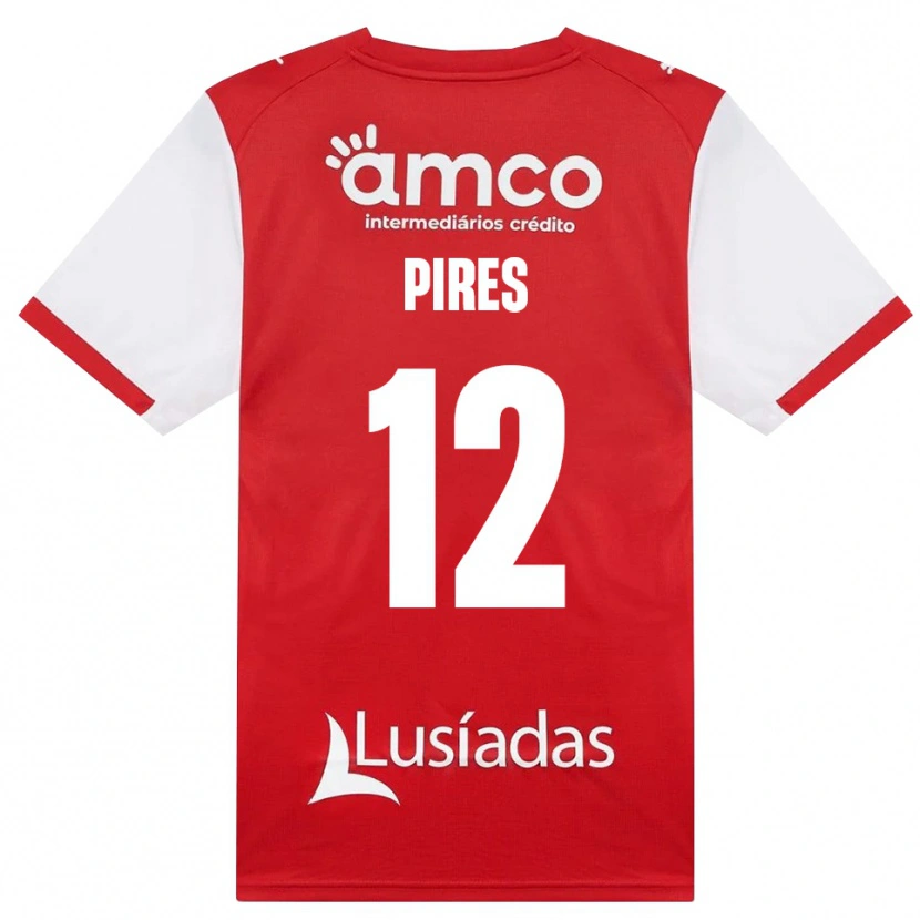 Danxen Herren Hugo Pires #12 Weiß Rot Schwarz Heimtrikot Trikot 2026/27 T-Shirt Österreich