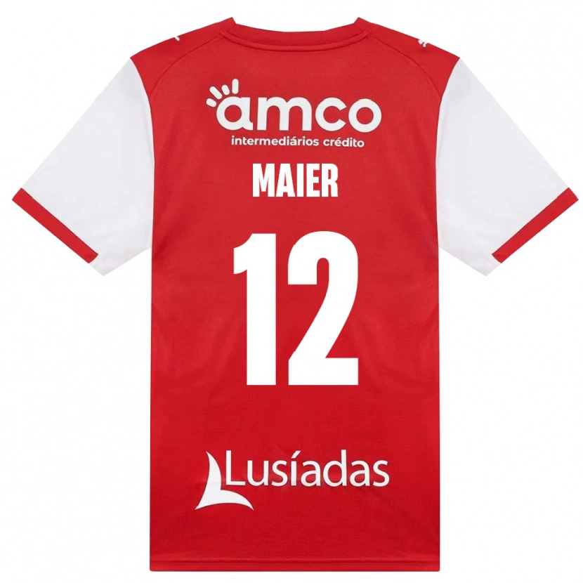 Danxen Herren Merse Maier #12 Weiß Rot Schwarz Heimtrikot Trikot 2026/27 T-Shirt Österreich