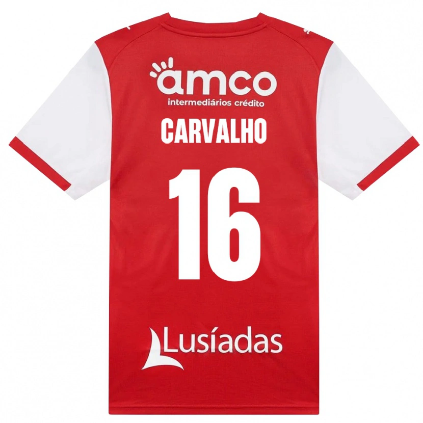 Danxen Herren Alexandre Carvalho #16 Weiß Rot Schwarz Heimtrikot Trikot 2026/27 T-Shirt Österreich
