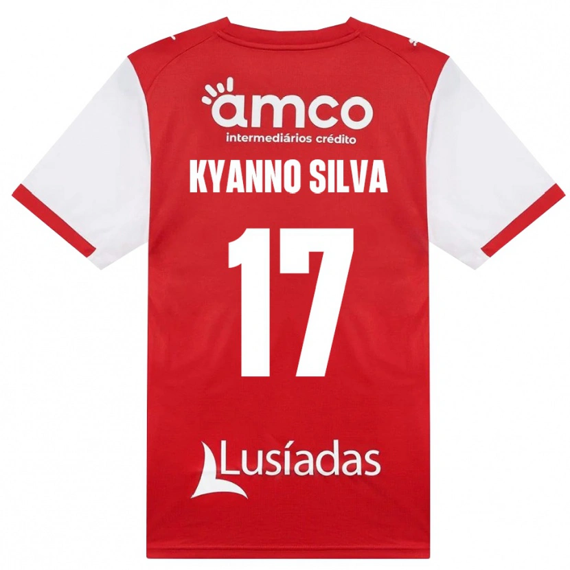 Danxen Herren Kyanno Silva #17 Weiß Rot Schwarz Heimtrikot Trikot 2026/27 T-Shirt Österreich