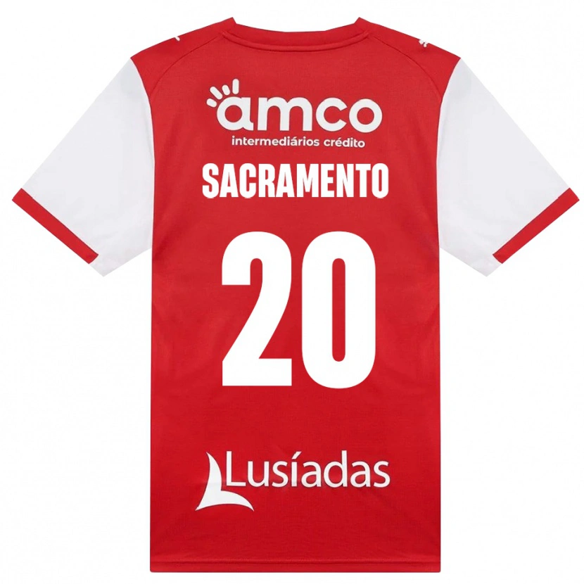 Danxen Herren Medgilson Sacramento #20 Weiß Rot Schwarz Heimtrikot Trikot 2026/27 T-Shirt Österreich
