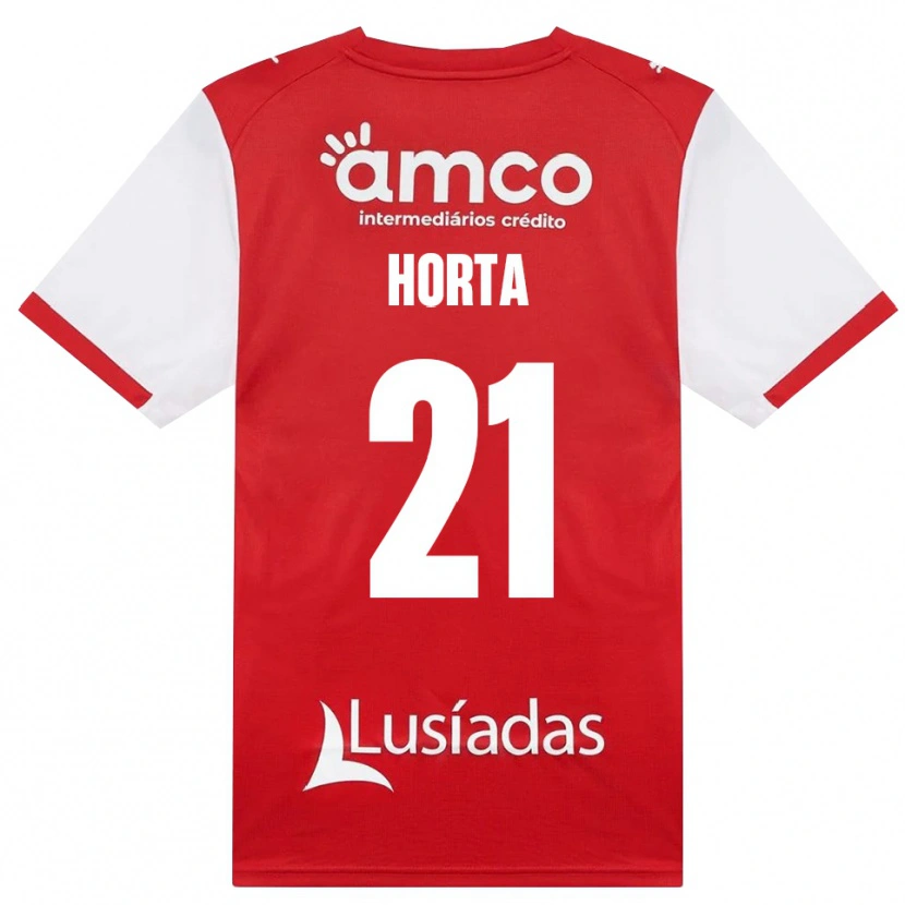 Danxen Herren Ricardo Horta #21 Weiß Rot Schwarz Heimtrikot Trikot 2026/27 T-Shirt Österreich