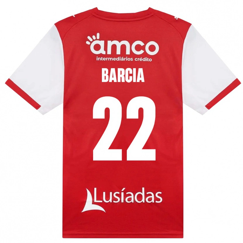 Danxen Herren Sergio Barcia #22 Weiß Rot Schwarz Heimtrikot Trikot 2026/27 T-Shirt Österreich