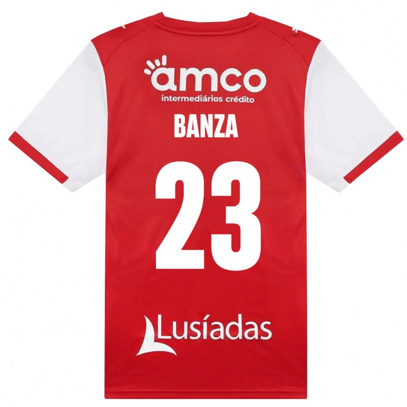 Danxen Herren Simon Banza #23 Weiß Rot Schwarz Heimtrikot Trikot 2026/27 T-Shirt Österreich