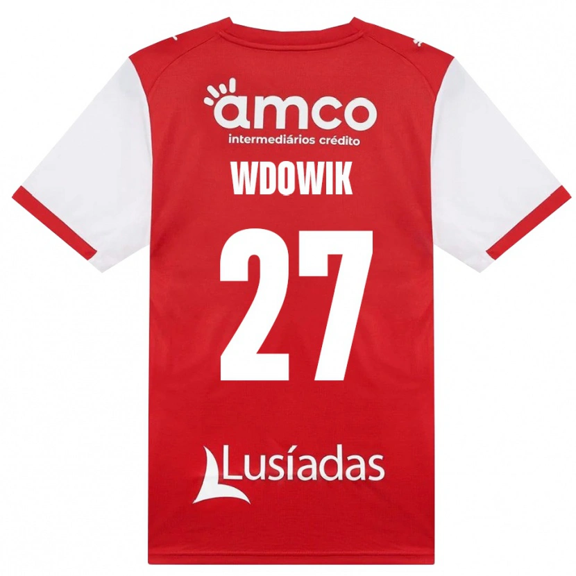 Danxen Herren Bartlomiej Wdowik #27 Weiß Rot Schwarz Heimtrikot Trikot 2026/27 T-Shirt Österreich