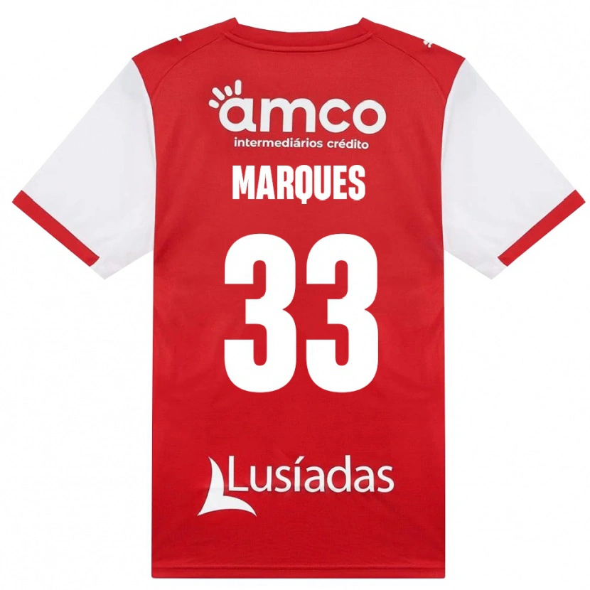 Danxen Herren João Marques #33 Weiß Rot Schwarz Heimtrikot Trikot 2026/27 T-Shirt Österreich