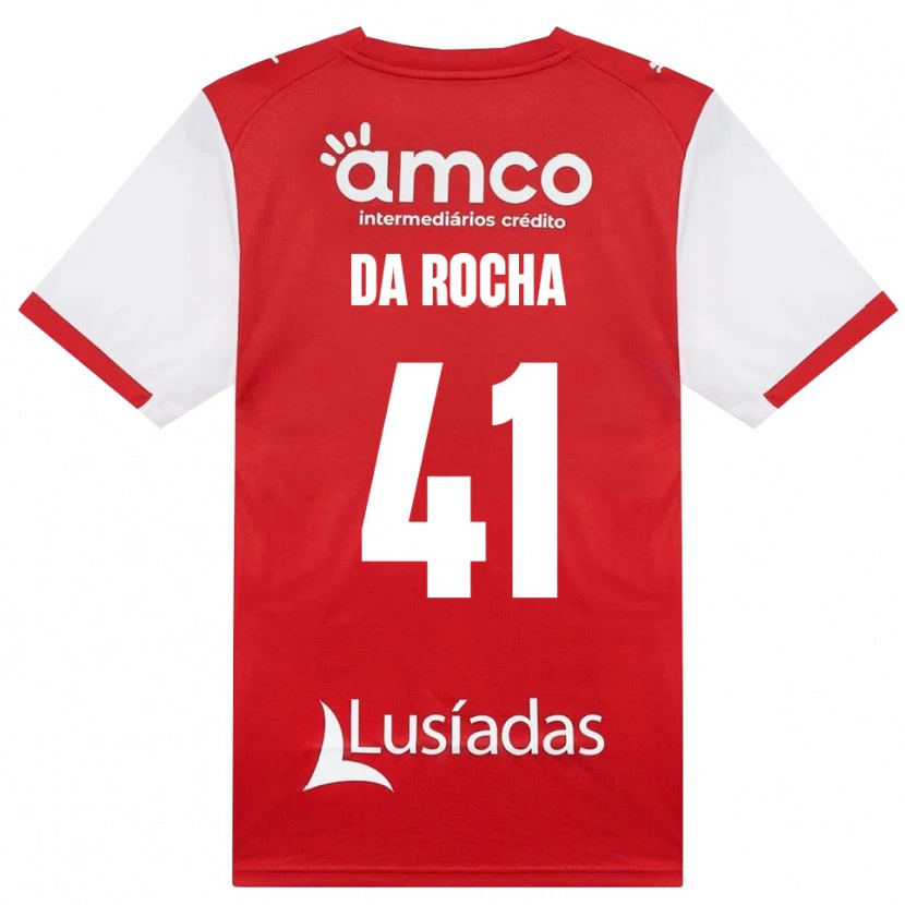 Danxen Herren Yanis Da Rocha #41 Weiß Rot Schwarz Heimtrikot Trikot 2026/27 T-Shirt Österreich