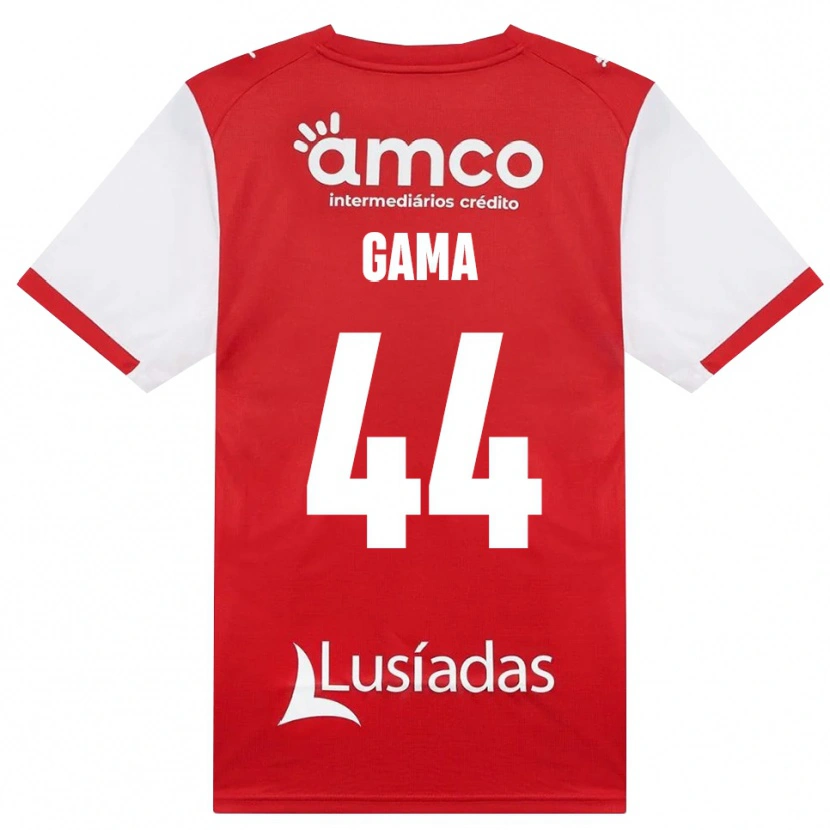 Danxen Herren Dinis Gama #44 Weiß Rot Schwarz Heimtrikot Trikot 2026/27 T-Shirt Österreich