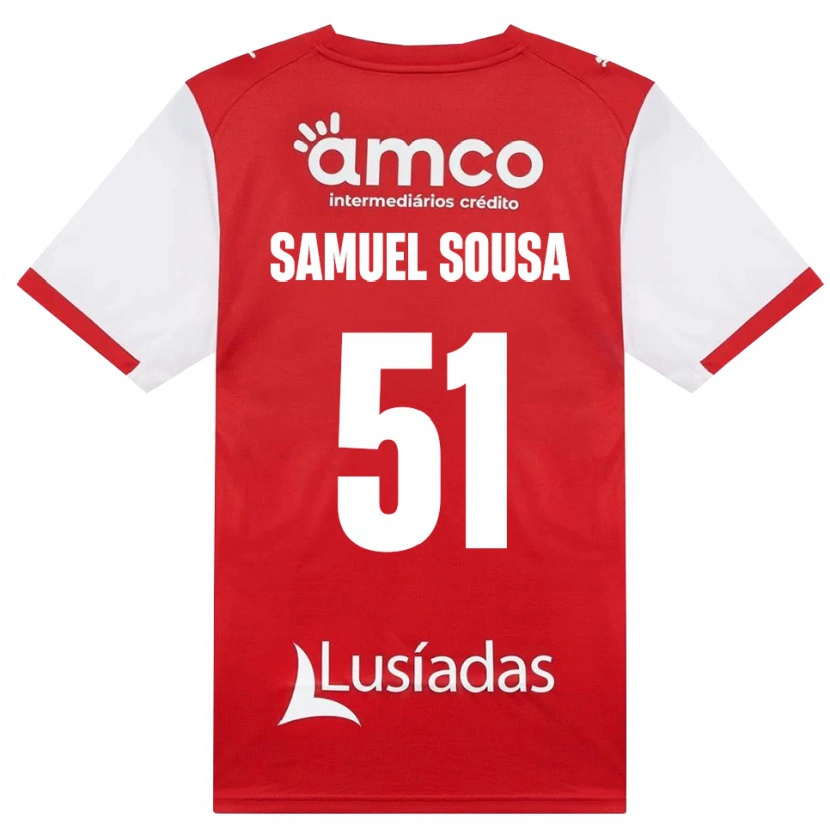Danxen Herren Samuel Sousa #51 Weiß Rot Schwarz Heimtrikot Trikot 2026/27 T-Shirt Österreich