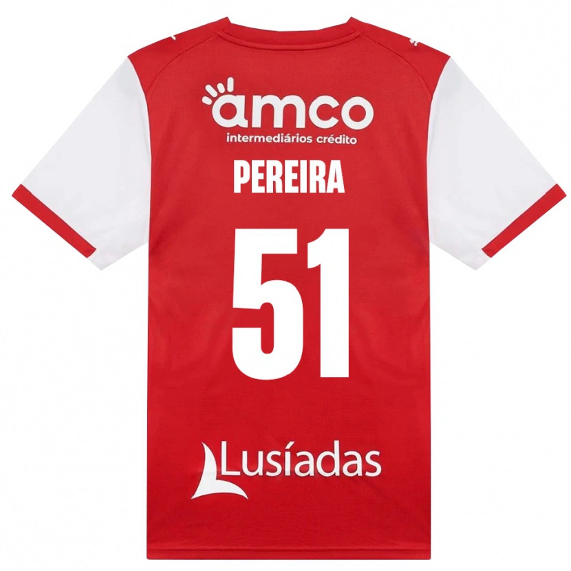 Danxen Herren Evy Pereira #51 Weiß Rot Schwarz Heimtrikot Trikot 2026/27 T-Shirt Österreich