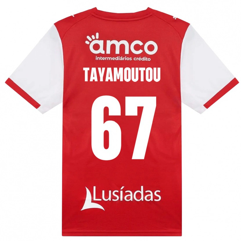 Danxen Herren Enzo Tayamoutou #67 Weiß Rot Schwarz Heimtrikot Trikot 2026/27 T-Shirt Österreich